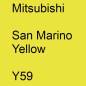 Preview: Mitsubishi, San Marino Yellow, Y59.